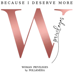 Carte WOMAN PRIVILEGES by poll et mera logo