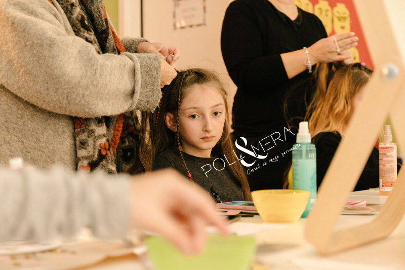 Atelier coiffures et bricolage , filles rebelles