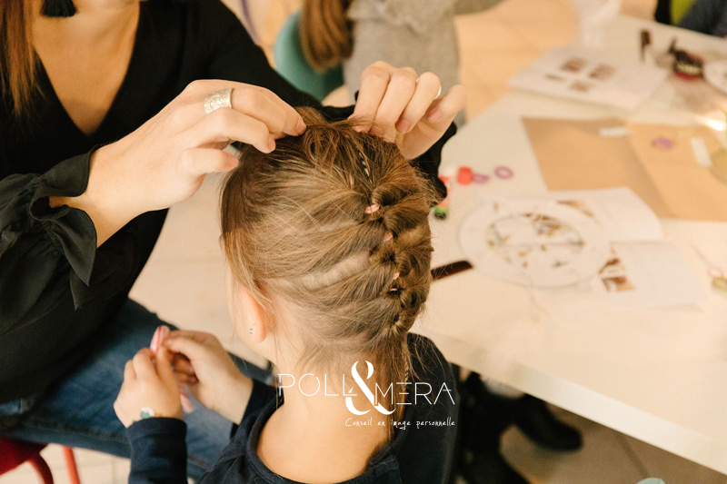 Atelier coiffures et bricolage , filles rebelles