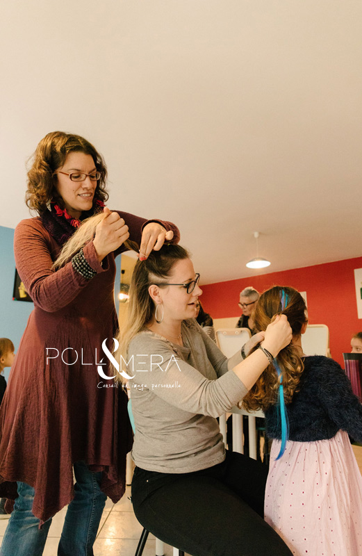 Atelier coiffures et bricolage , filles rebelles