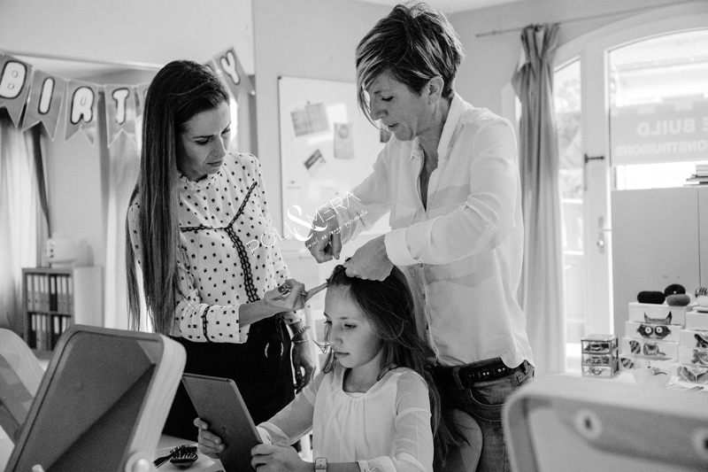 Atelier coiffures et bricolage , filles rebelles